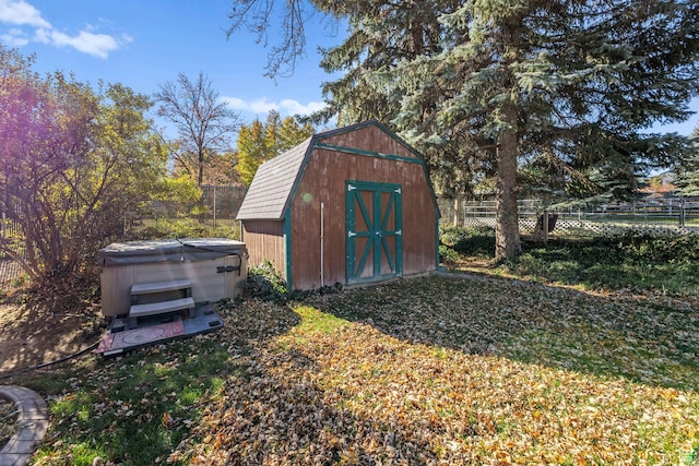 222 S 800 E, Alpine, UT 84004 - view of shed featuring a hot tub