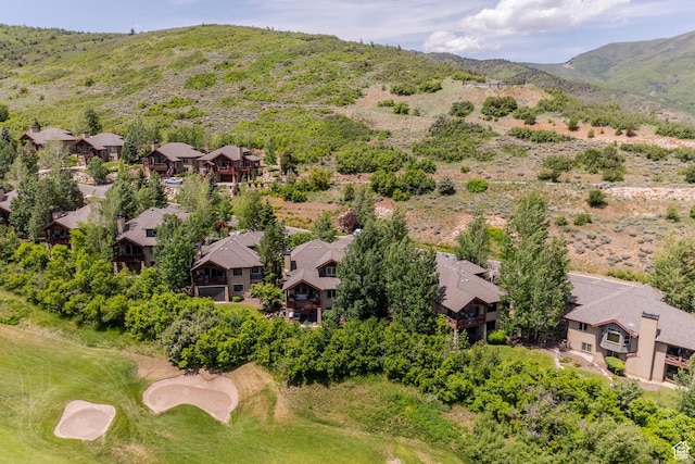 1085 W Links Dr, Midway, UT 84049 - aerial perspective of suburban area featuring a mountainous background
