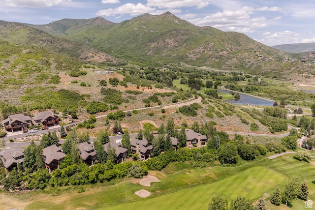 1085 W Links Dr, Midway, UT 84049 - aerial view of a water and mountain view and a golf club