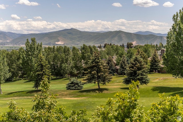1085 W Links Dr, Midway, UT 84049 - view of mountain backdrop featuring a golf course