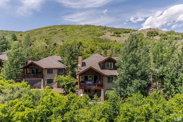 1085 W Links Dr, Midway, UT 84049 - view from above of property featuring a mountainous background