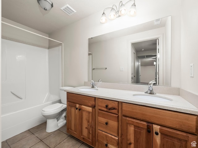 179 S 1060 E, American Fork, UT 84003 - full bathroom with double vanity, tile patterned flooring, and  shower combination