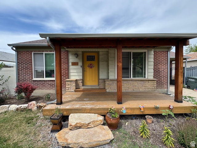 1114 W Briarcliff Ave S, Salt Lake City, UT 84116 - view of front facade with brick siding