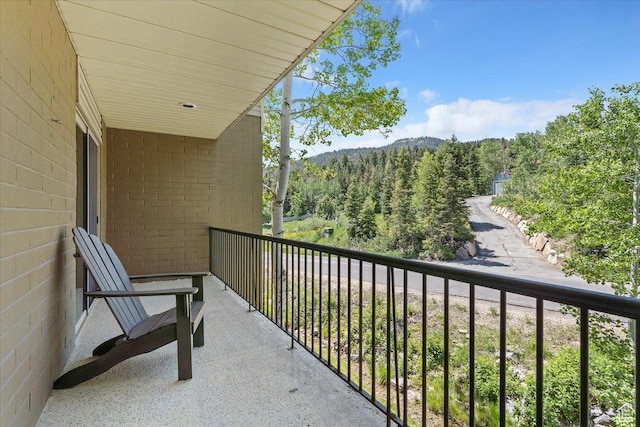 435 Aspen Dr Unit 8, Park City, UT 84098 - balcony with a wooded view and a mountain view