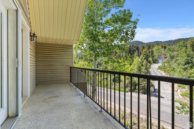435 Aspen Dr Unit 8, Park City, UT 84098 - balcony featuring a wooded view