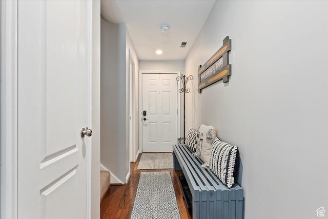 435 Aspen Dr Unit 8, Park City, UT 84098 - entryway with dark wood-type flooring and recessed lighting