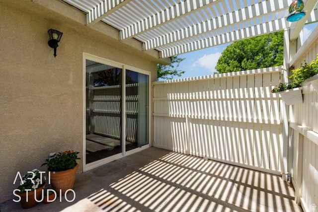 524 S Indian Hills Dr Unit 102, St George, UT 84770 - view of patio featuring a pergola