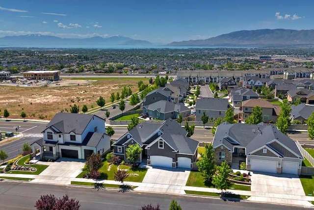 735 W Horizon Dr, Lehi, UT 84043 - aerial perspective of suburban area with a mountain backdrop