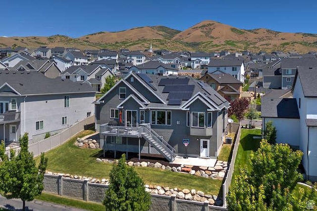 735 W Horizon Dr, Lehi, UT 84043 - aerial view of residential area with mountains