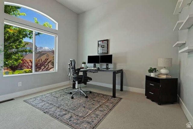 735 W Horizon Dr, Lehi, UT 84043 - office with light colored carpet and baseboards