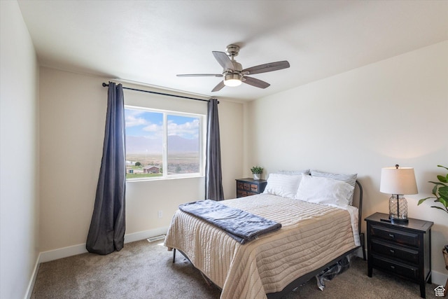 7982 N Bristlecone Rd, Eagle Mountain, UT 84005 - carpeted bedroom with baseboards and ceiling fan