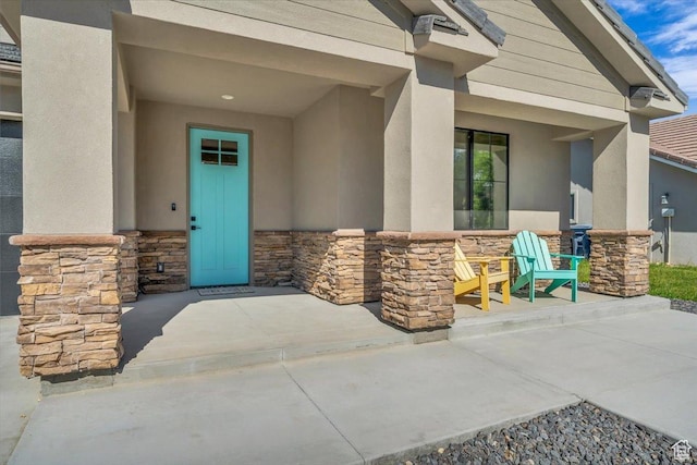 992 S Mulberry Dr, Toquerville, UT 84774 - entrance to property with stone siding and stucco siding