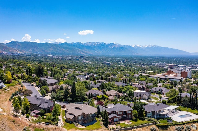 369 E 9th Ave, Salt Lake City, UT 84103 - aerial perspective of suburban area with a mountainous background