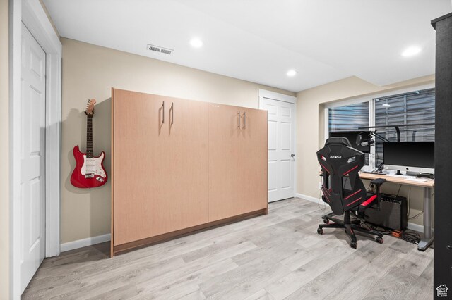 369 E 9th Ave, Salt Lake City, UT 84103 - office with light wood-style floors and recessed lighting