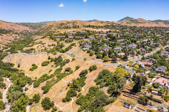 369 E 9th Ave, Salt Lake City, UT 84103 - aerial view of property and surrounding area featuring a mountain backdrop and nearby suburban area