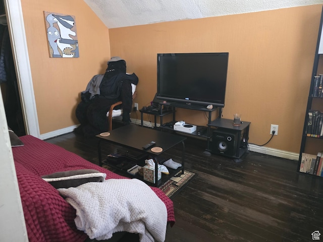 423 E 1st Ave N, Salt Lake City, UT 84103 - living room with wood finished floors and lofted ceiling