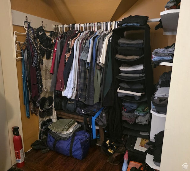 423 E 1st Ave N, Salt Lake City, UT 84103 - spacious closet featuring wood finished floors