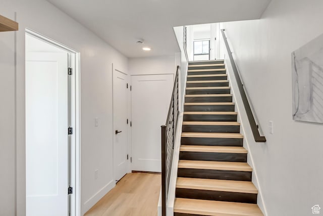 4186 S Main St Unit O217, Millcreek, UT 84107 - stairs featuring wood finished floors