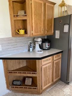 165 S 200th Ct W, Vernal, UT 84078 - kitchen with open shelves and light tile patterned floors