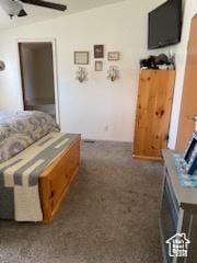 165 S 200th Ct W, Vernal, UT 84078 - bedroom featuring dark colored carpet