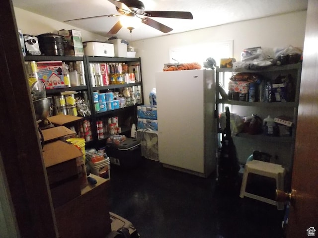 165 S 200th Ct W, Vernal, UT 84078 - storage room with a ceiling fan
