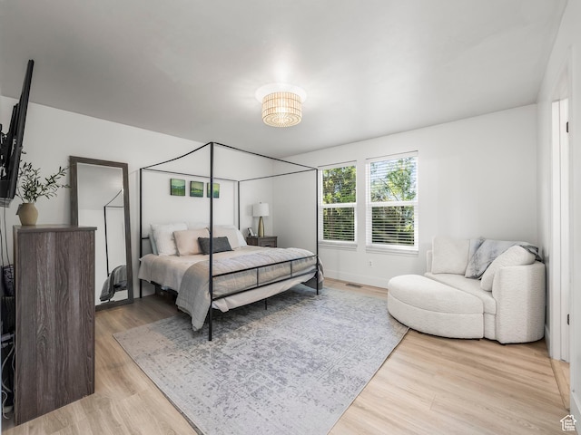 1705 E Plata Way, Sandy, UT 84093 - bedroom featuring light wood-style floors