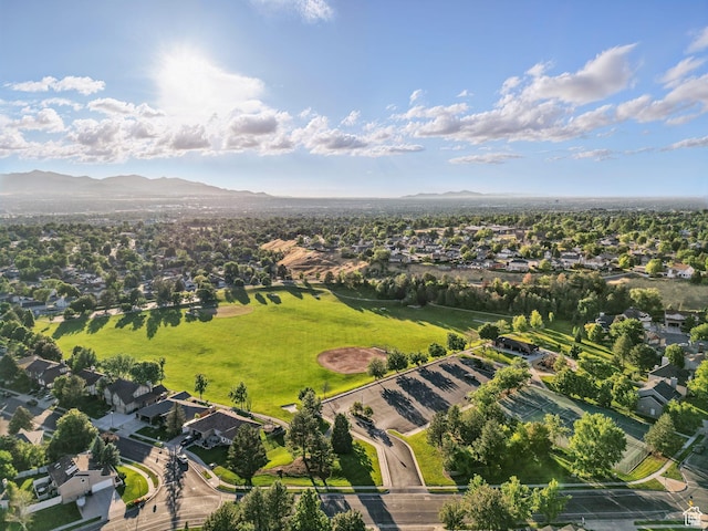 1705 E Plata Way, Sandy, UT 84093 - aerial perspective of suburban area with mountains