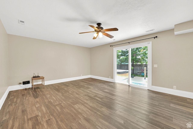 2817 W 1475 N, Layton, UT 84041 - unfurnished room with a ceiling fan and wood finished floors