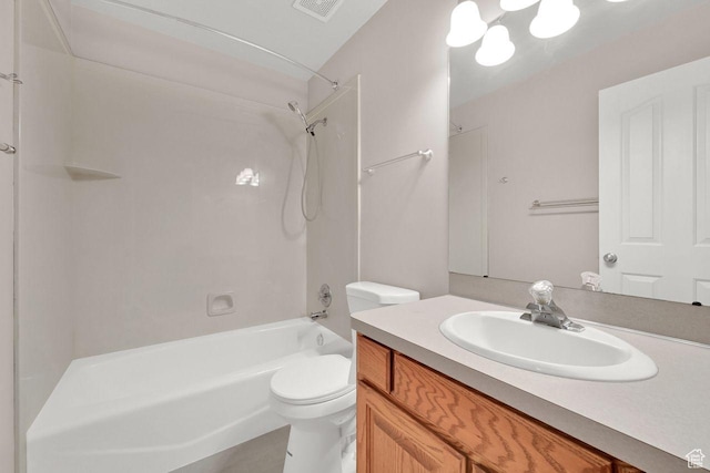 2817 W 1475 N, Layton, UT 84041 - bathroom featuring vanity and tub / shower combination