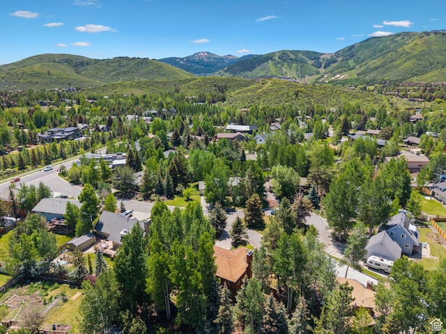 754 Quaking Aspen Ct, Park City, UT 84060 - aerial view of residential area with mountains