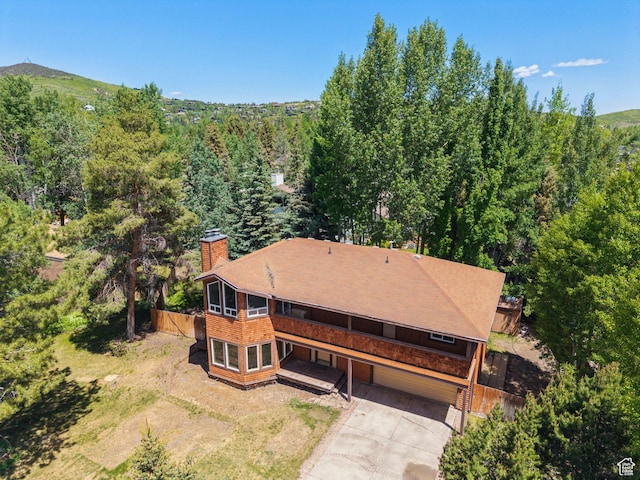 754 Quaking Aspen Ct, Park City, UT 84060 - view from above of property with a forest