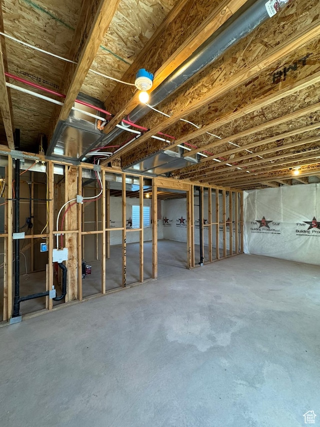 1561 S Sageberry Dr, Santaquin, UT 84655 - view of unfinished below grade area
