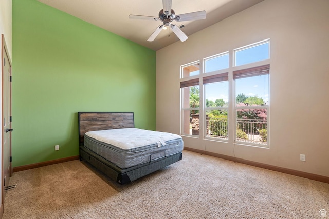 1285 Summerwood Cir, Santa Clara, UT 84765 - bedroom with carpet floors and ceiling fan