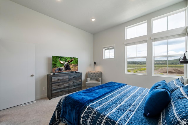 6691 Woods Rose Dr Unit 45, Park City, UT 84098 - bedroom with light colored carpet and recessed lighting