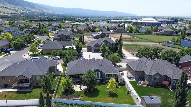 514 Rigby Rd, Farmington, UT 84025 - aerial view of residential area with a mountainous background
