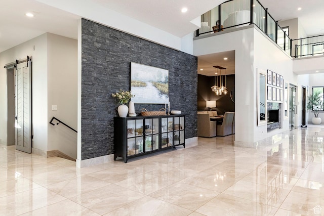 1621 E Box Elder Cir, Alpine, UT 84004 - building lobby featuring recessed lighting and a towering ceiling