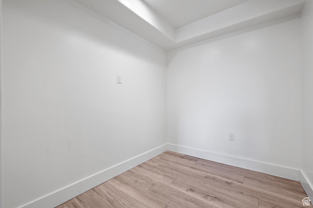 9096 N Canyon Rd, Cedar Hills, UT 84062 - empty room with light wood-type flooring and baseboards
