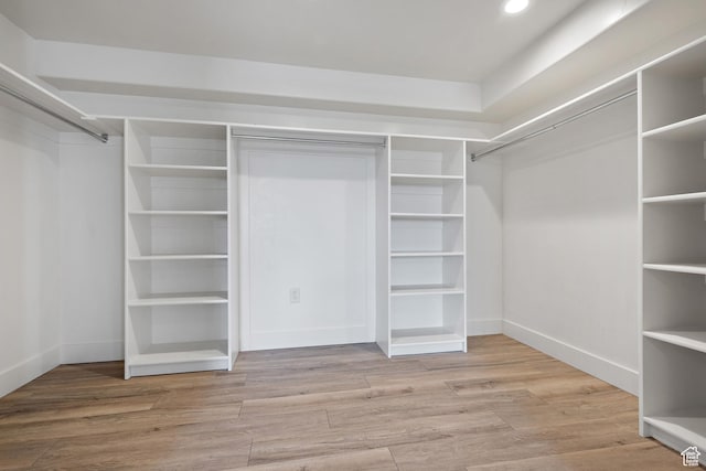 9096 N Canyon Rd, Cedar Hills, UT 84062 - spacious closet featuring wood finished floors