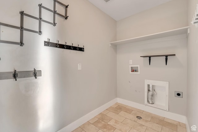 1602 S 790 W, Payson, UT 84651 - laundry room with washer hookup, hookup for an electric dryer, and light tile patterned floors