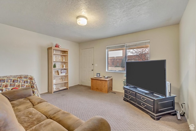 41 S 200 E, Santaquin, UT 84655 - living room with carpet flooring and a textured ceiling