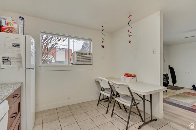 41 S 200 E, Santaquin, UT 84655 - dining room with light tile patterned floors and cooling unit