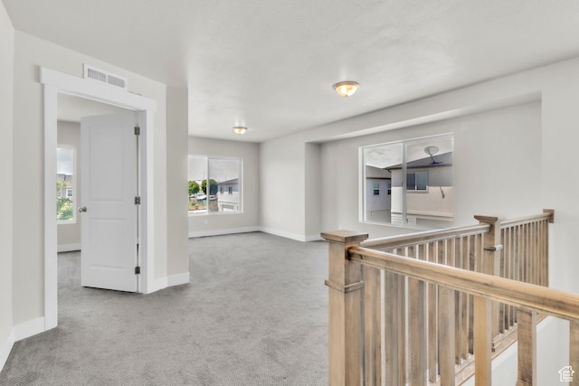 797 S Cowans Ct, Clearfield, UT 84015 - hallway with carpet flooring and an upstairs landing