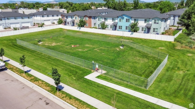 797 S Cowans Ct, Clearfield, UT 84015 - aerial perspective of suburban area with a mountainous background