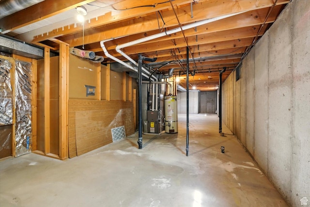 1520 N 1600 E, North Logan, UT 84341 - unfinished basement with water heater and heating unit