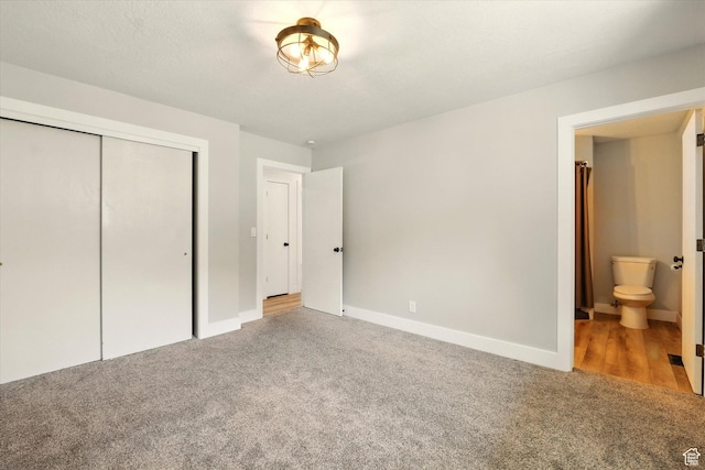 1520 N 1600 E, North Logan, UT 84341 - unfurnished bedroom with light colored carpet, a closet, and ensuite bathroom