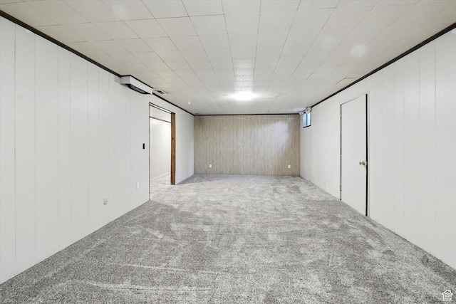 1520 N 1600 E, North Logan, UT 84341 - finished below grade area with carpet and wooden walls