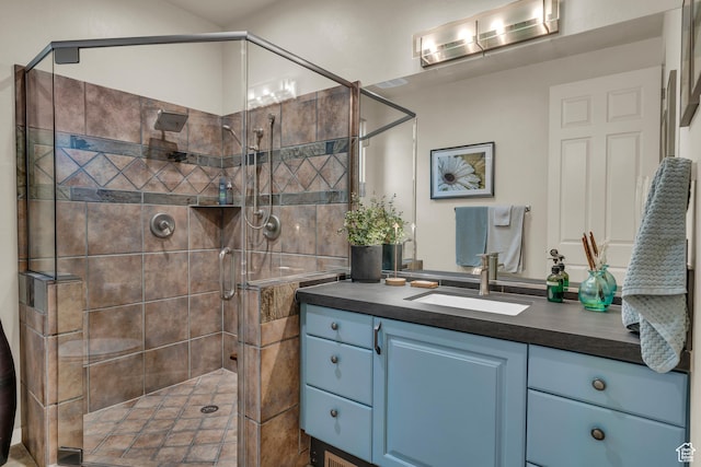 2255 Tuweap Dr N Unit 54, St George, UT 84770 - bathroom with vanity and a shower stall