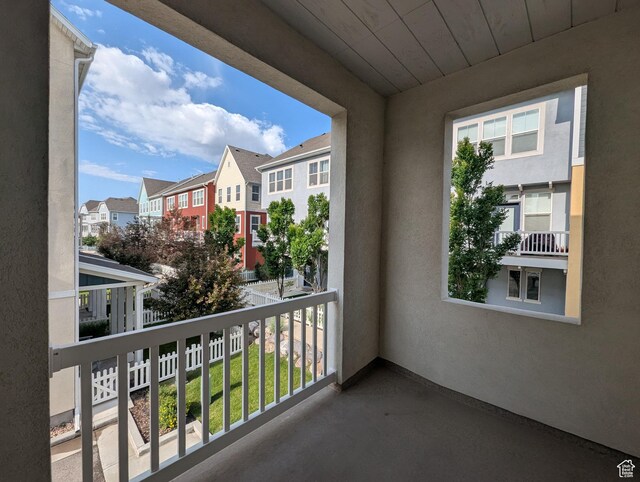5427 W Ranches Loop Dr Unit 129, West Jordan, UT 84081 - balcony featuring a residential view