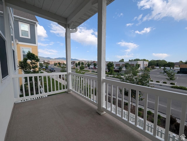 5427 W Ranches Loop Dr Unit 129, West Jordan, UT 84081 - balcony with a mountain view and a residential view