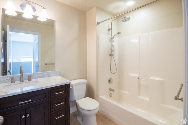357 E 535 S, Vernal, UT 84078 - bathroom featuring vanity, tile patterned flooring, and shower / bath combination